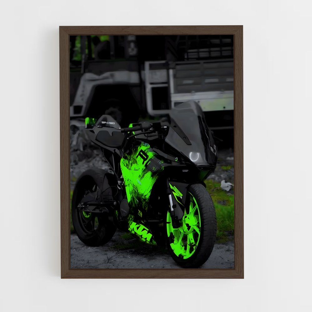 Poster Rc 125 Éblouissant – affiche KTM Moto (vue 5)